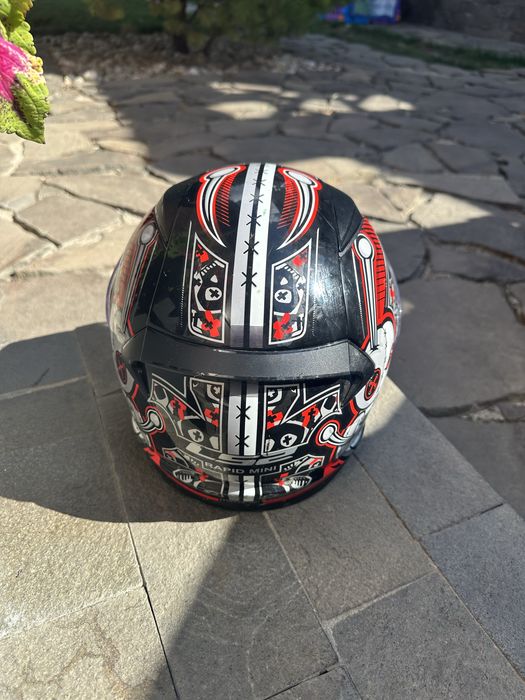 Фірмовий дитячий мотошолом LS2 FF353J Rapid Mini Voodoo Black