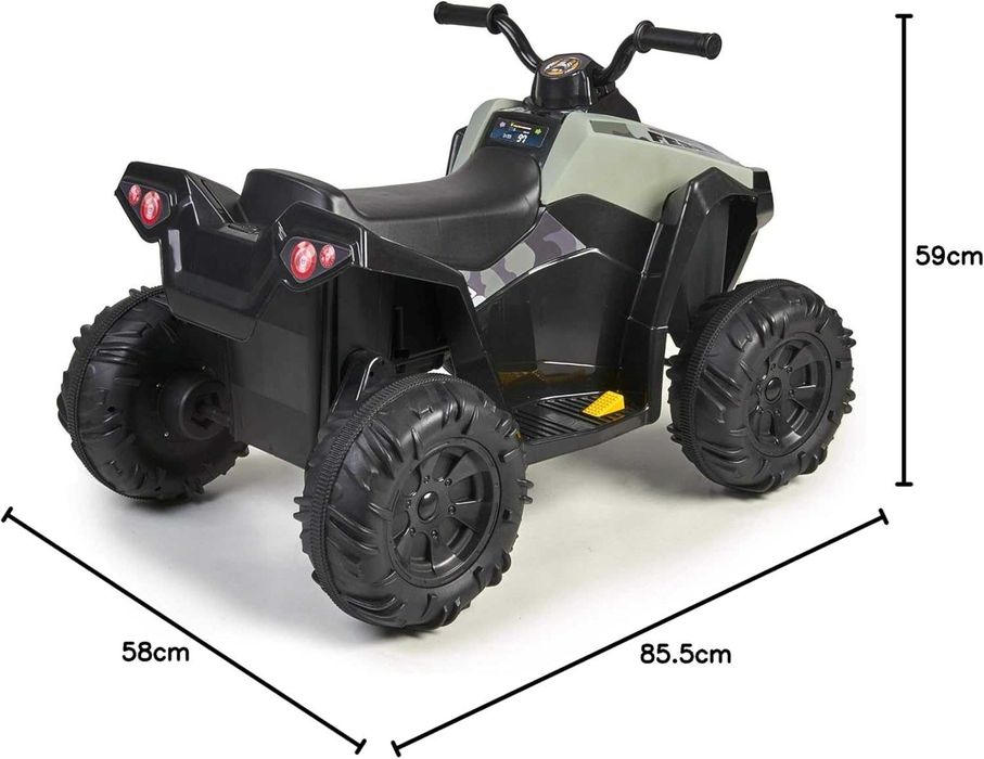 Moto 4 Elétrico Infantil FEBER Quad Boxer 12V (NOVO)