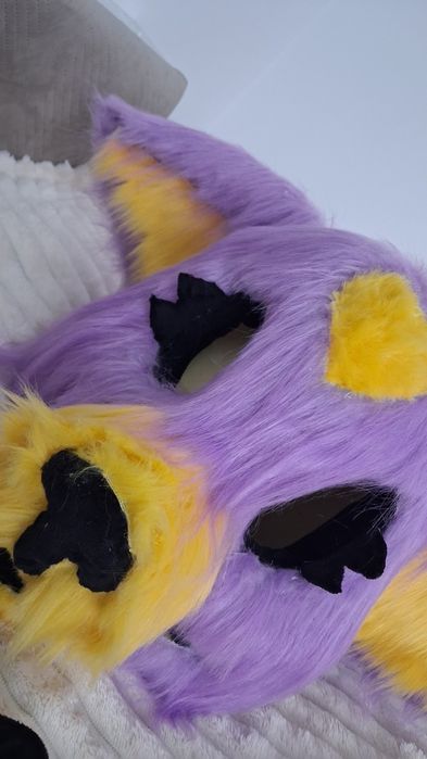 Fursuit maska dino