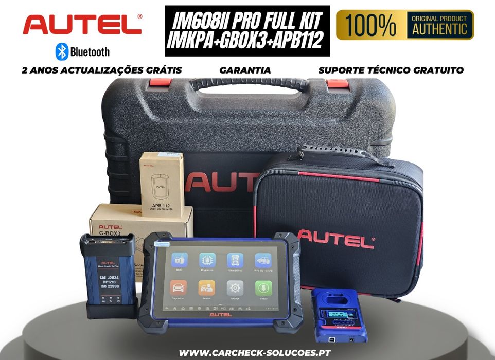 Autel IM608 PRO II FULL KIT Versão 2025 Program. Chaves / Diagnóstico