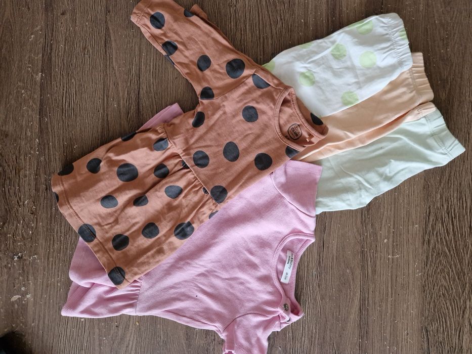 Paczka ubrań 68 sukienki