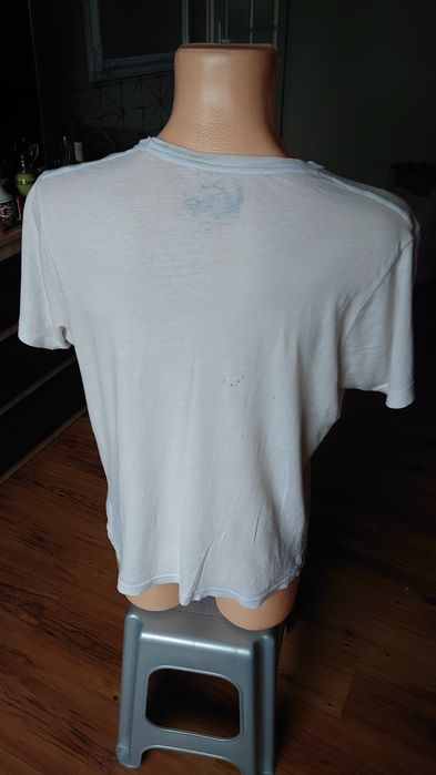 Guess t-shirt męski S biały tatoo cobra Heart
