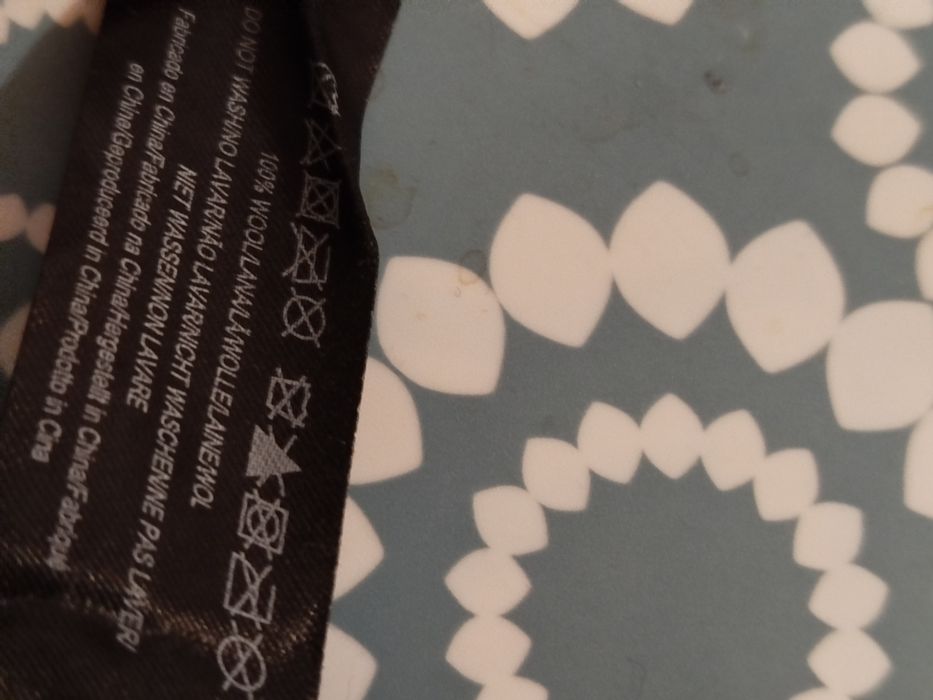 Wełniany czarny beret Primark