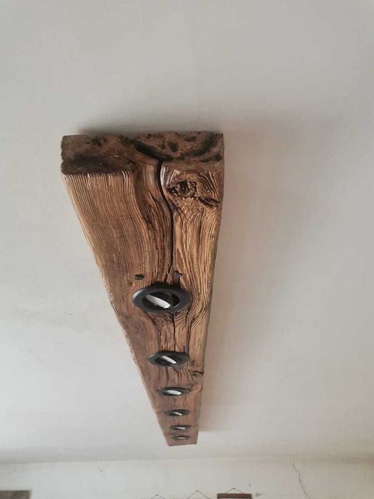 Lampa Stare Drewno Lampy sufitowe ścienne rustyk retro boho industrial