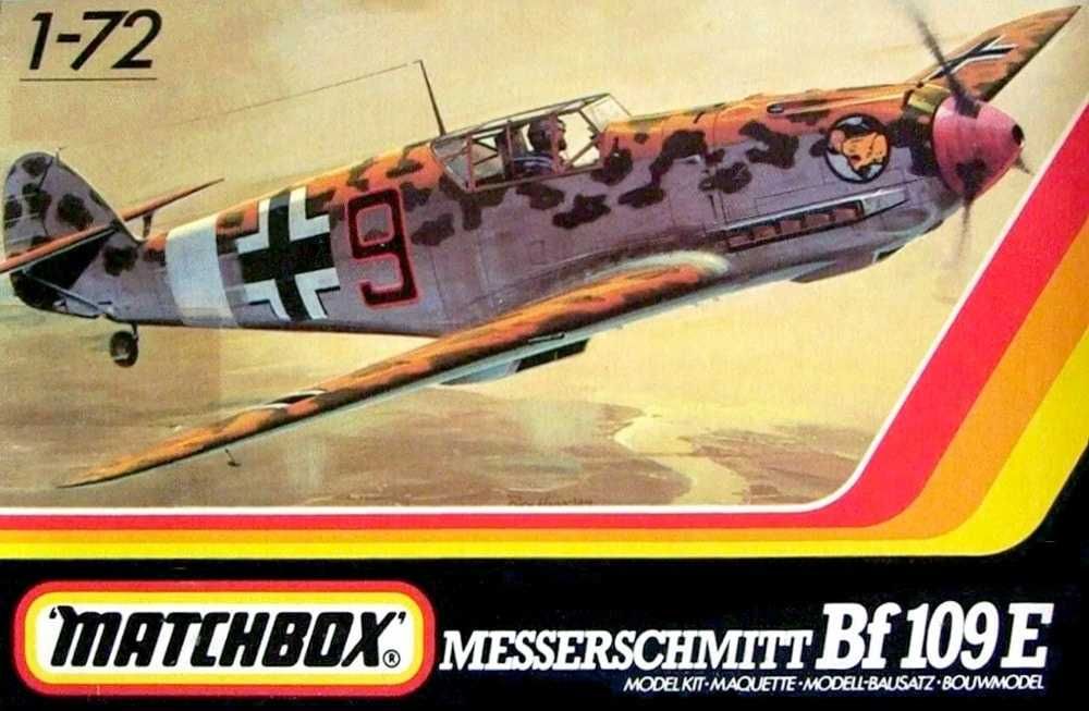 Kit, Modelismo, Messerschmitt Me-109 E, Matchbox, escala 1:72