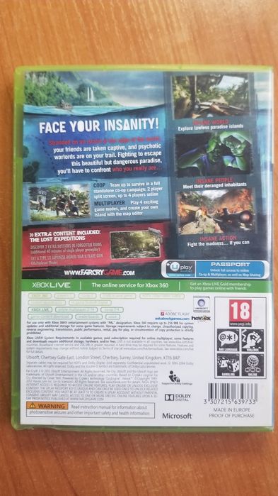 XBOX 360 Farcry 3 GRA