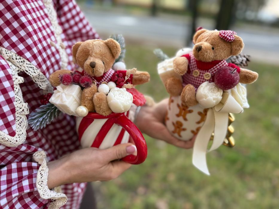 Flower box z świec sojowych