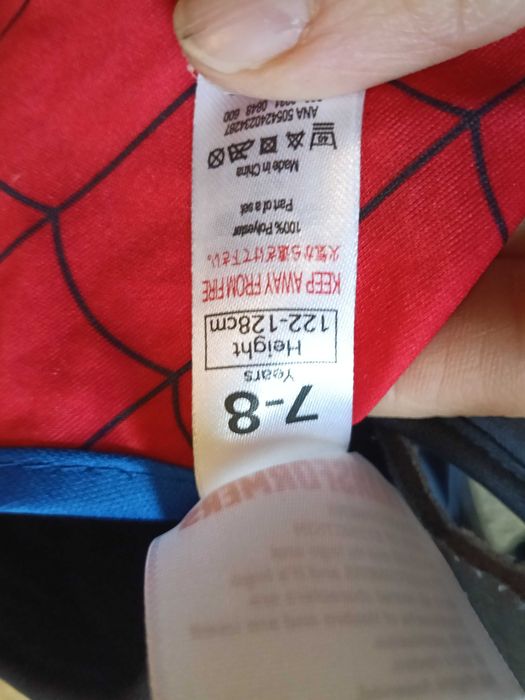 Strój na bal przebierańców spiderman