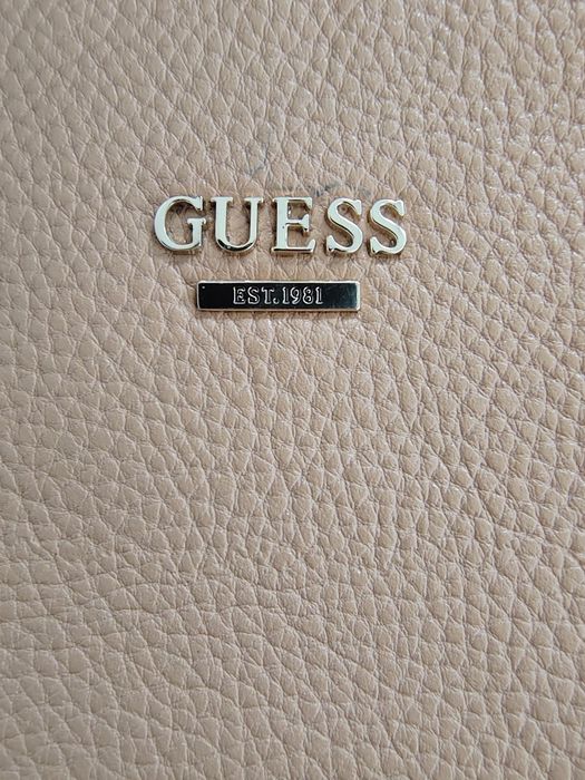 Mala Guess Shopper castanha original com bolsa interior