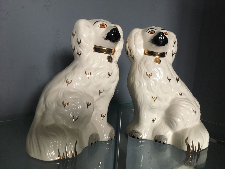 Beswick psy kominkowe vintage średnie
