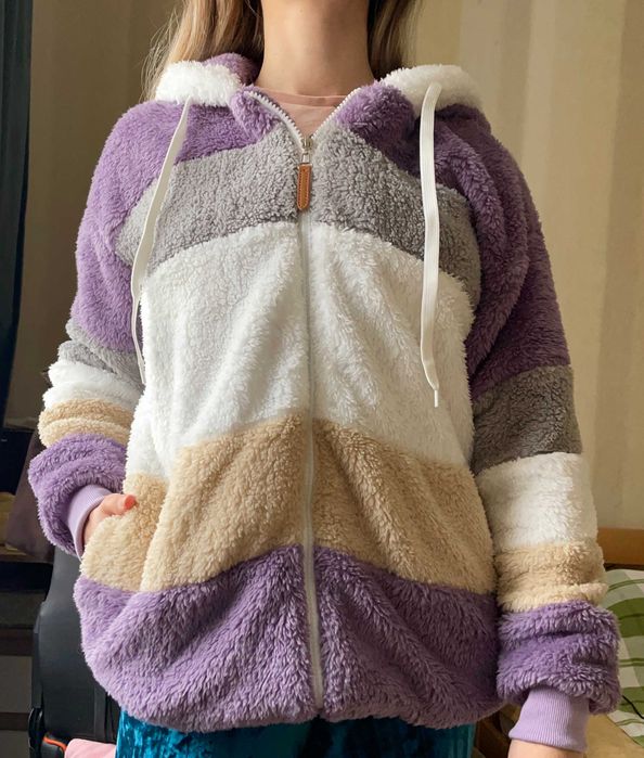 Тепла м'яка кофта, худі з капюшоном