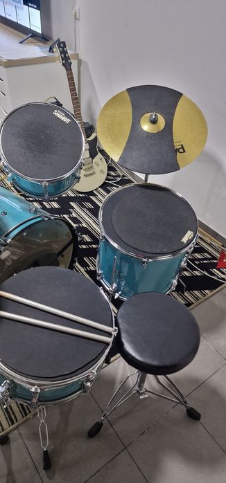 Bateria Yamaha Rydeen e Conjunto Evans Soundoff