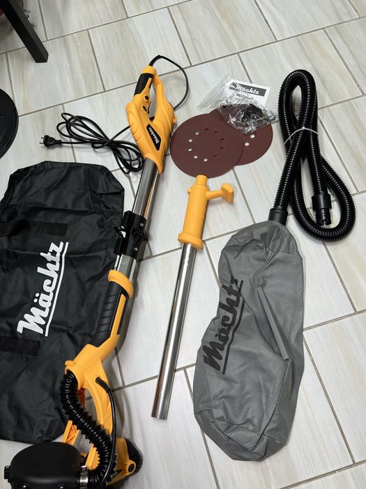 Шлифмашина для стен Жираф Machtz MDS-2511 Пылеудаление Подсветка