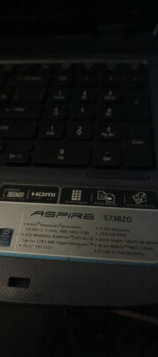 Acer Aspire 5738zg обмін
