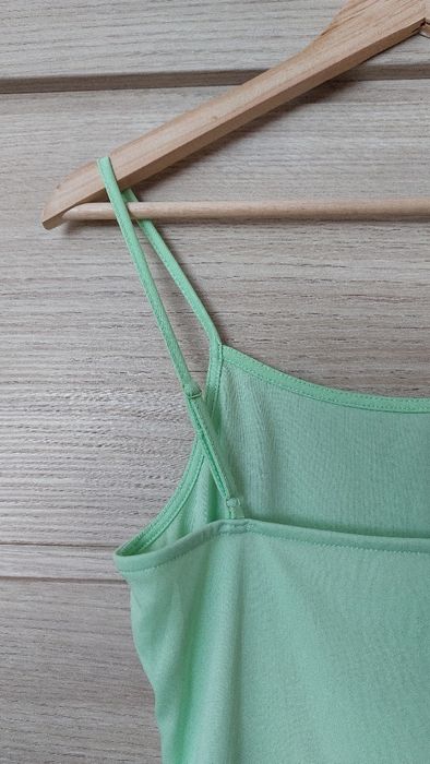 Sukienka zielona dwuwarstwowa Sinsay S