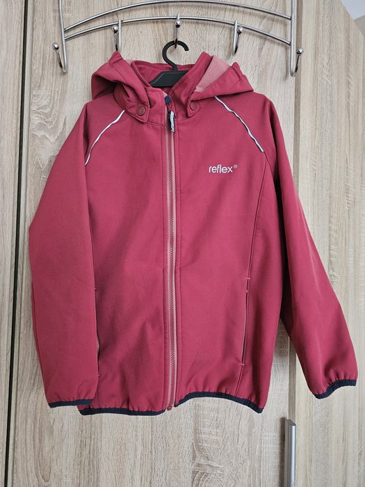 Burgundowe bluza typu Softshell reflex rozm 134