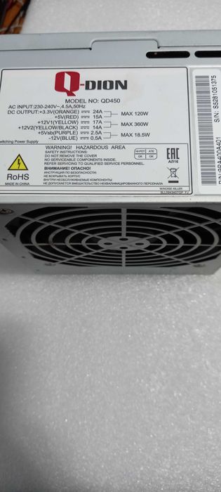 Блок питания Chieftec APS-700C не рабочий