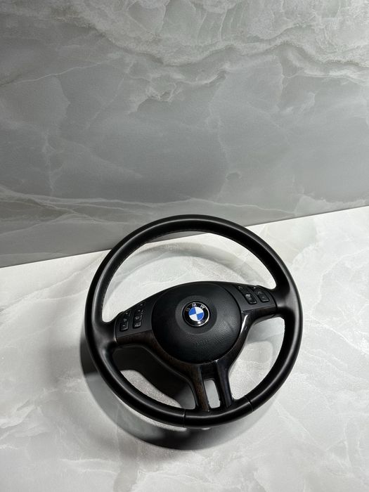 BMW Е39 / Е46 BIRKE ANTHRAZITE Мультируль Дерево Три спиці е39 е46 Шро