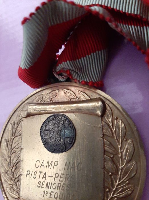 Medalha Camp Nac Pista Seniores 1Equipa 84
