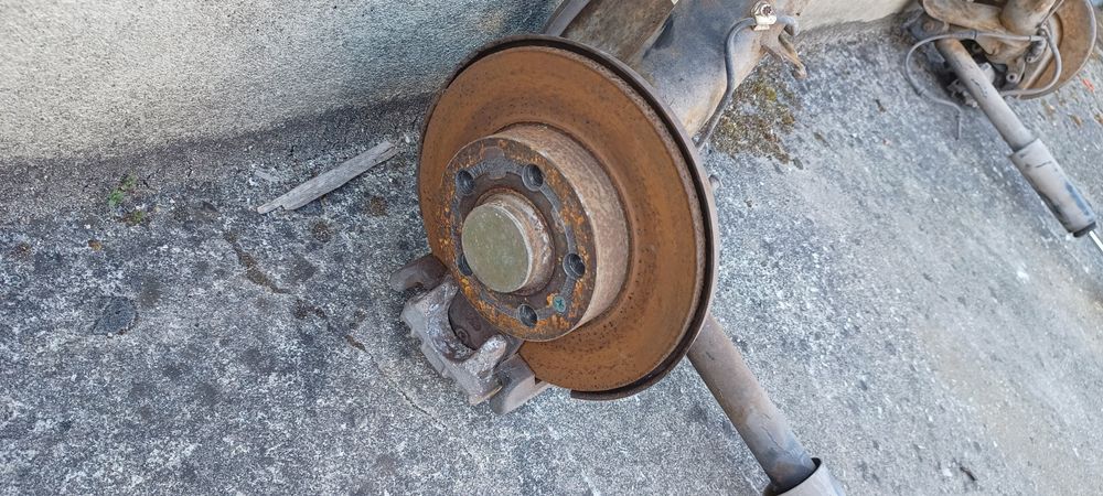 Eixo traseiro, travão de disco Golf 4