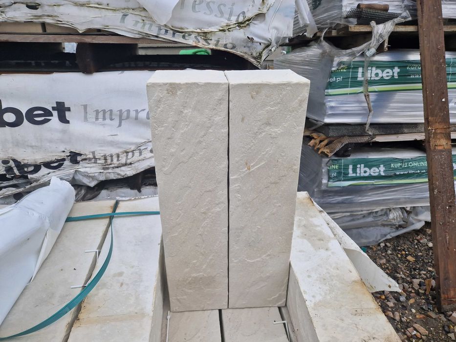 Palisada Kamienna Piedra Bianco Libet Kostka Brukowa Obrzeże Okazja