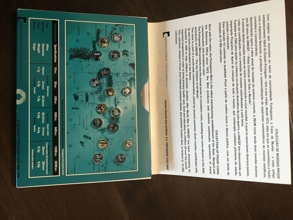 Coleção Moedas em Escudos