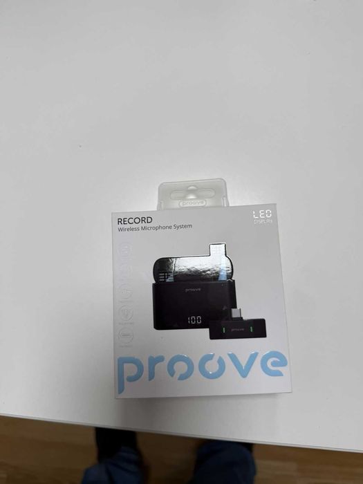 петличний мікрофон Proove Record Wireless Microphone Type-C Black