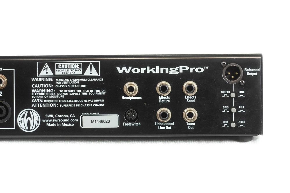 SWR WORKINGPRO 700 wzmacniacz basowy zamiana