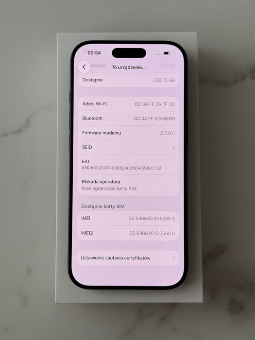 iPhone 16 Pro 256GB 89%