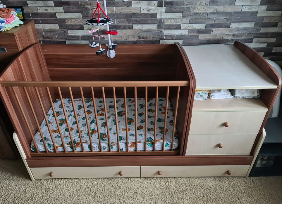 Łózeczko komoda moko