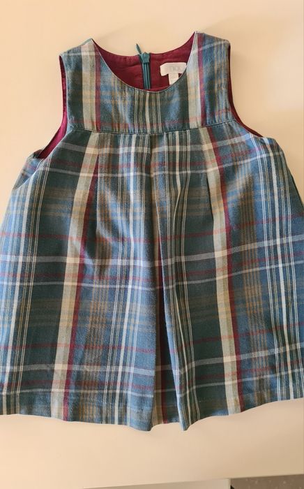 Vestidinho de menina Knot, tam. 12 Meses