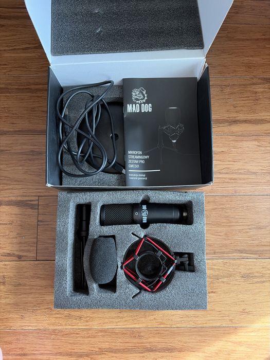 Mikrofon Mad Dog GMC501 kompletny zestaw nowy