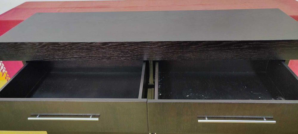 Movel sapateira moderno com espelho comprimento 145cm x 50 x 90