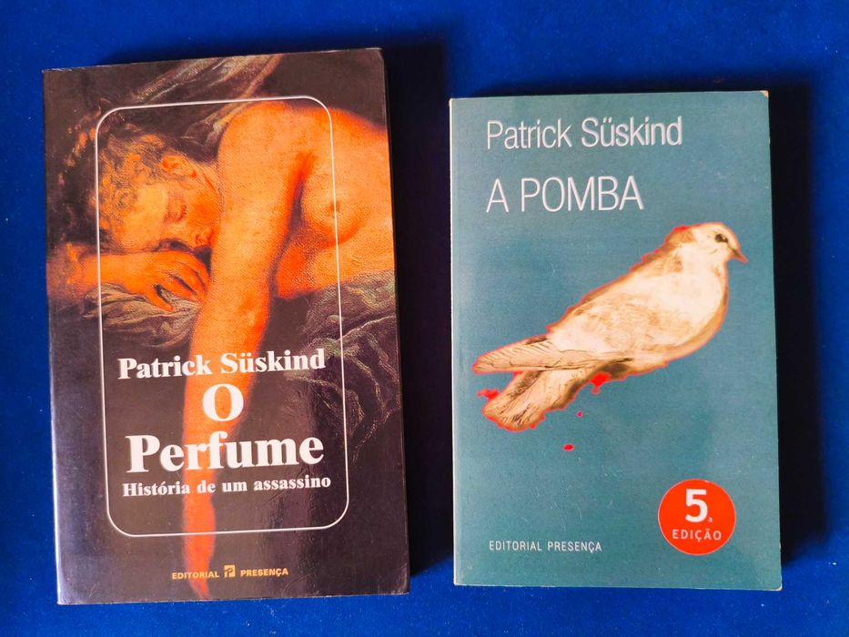 Lote 2 Livros Patrick Süskind - O Perfume + A Pomba (Editorial Presença)
