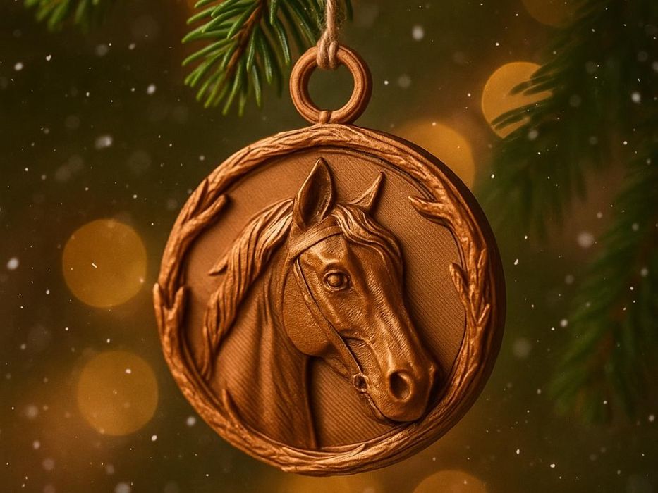 Прикраса до року коня кінь 2026 сувенір подарунок
