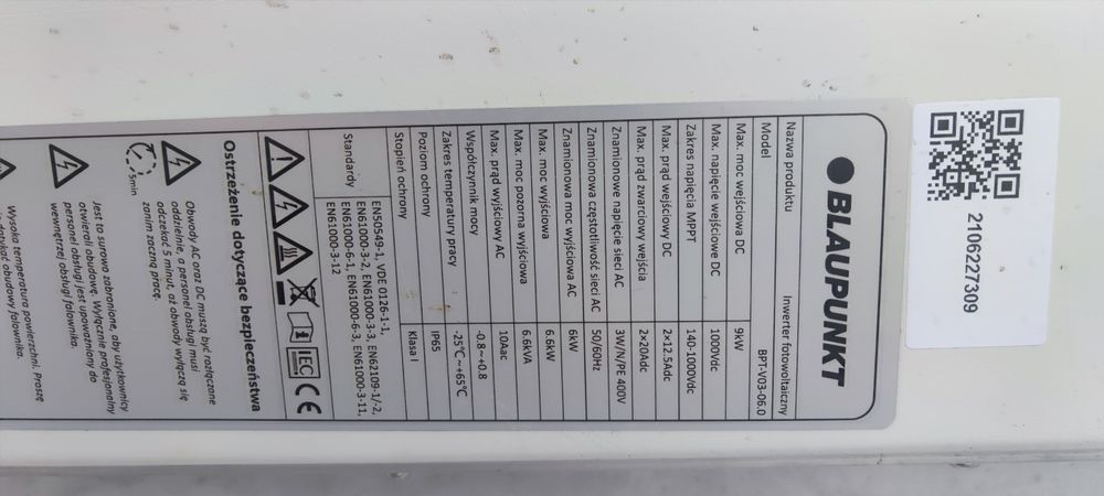 Falownik Blaupunkt BPT-V03-06