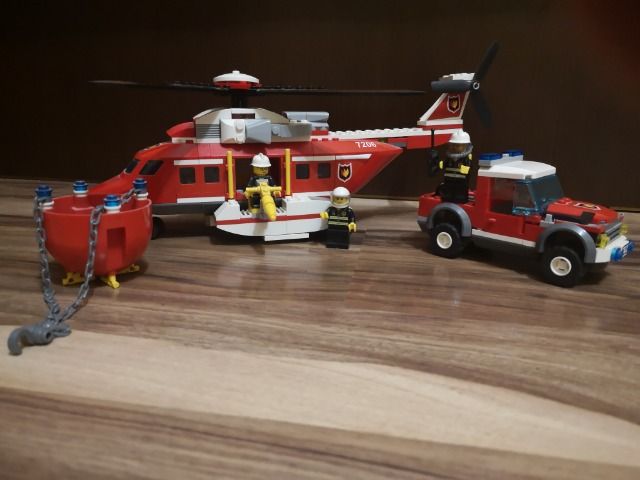LEGO CITY 7206 Helikopter Strażacki