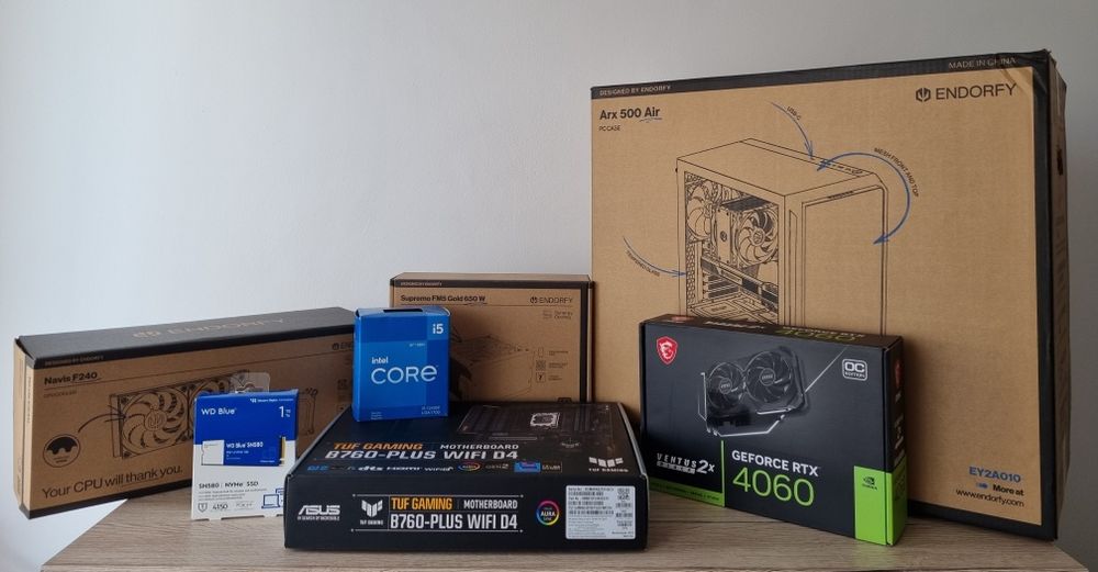 Nowy PC \ i5 \ 16gb ram \ 1tb ssd \ RTX 4060