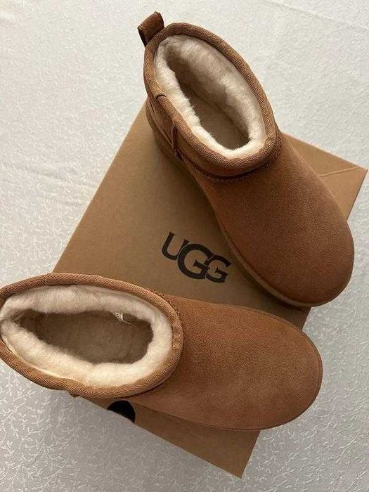 Угги/Угг/Уггі/Уги/Угі/UGG Australia Ultra Mini Platform 5 см Chestnut