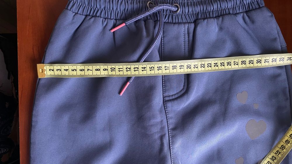 Штани демі/зима 122-128 сірі на дівчинку