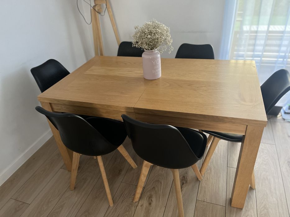 Stół drewniany rozkładany paged 145/190/235x85