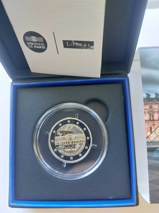 França 2025 - Moeda 2€ PROOF Louvre