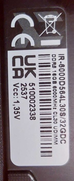 Pamięć GOODRAM 32GB (2x16) 6000MHz CL30 DDR5 IRDM  EXPO, PMIC, XMP 3.0