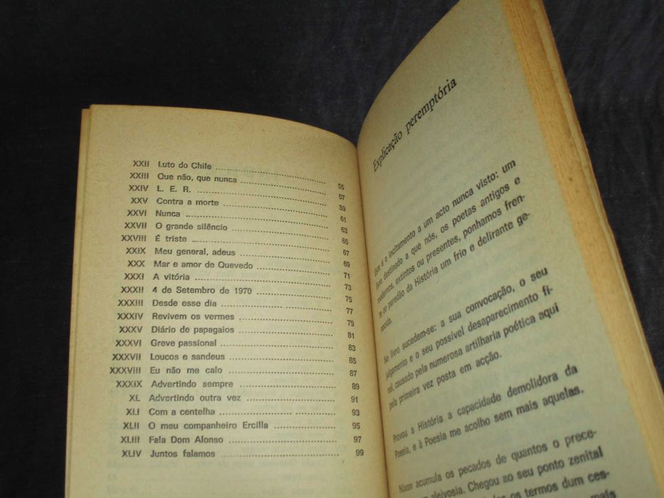 Livro O Testamento Poético de Pablo Neruda 1ª edição 1975
