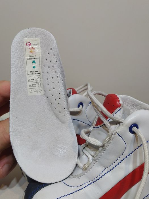 Trzewiki 22 dziecka skórzane buciki