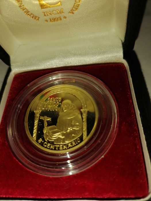 Vender moeda de Sto António de lisboa ouro