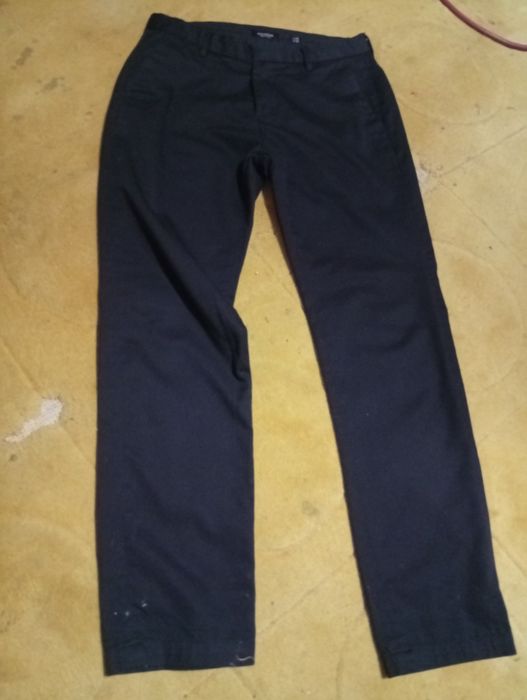 Calça de homem preto da pull&bear