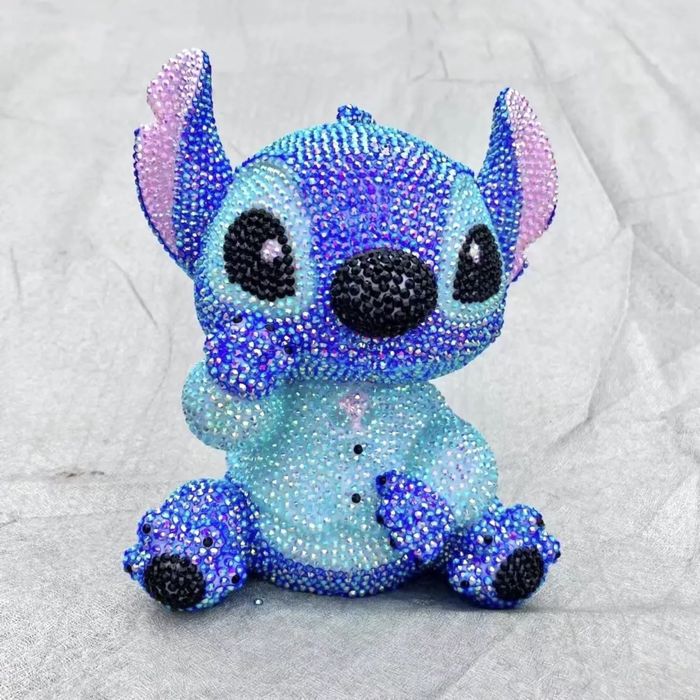 Дитячий набір для творчості DIY "Фігурна скарбничка Стіч" 3 види