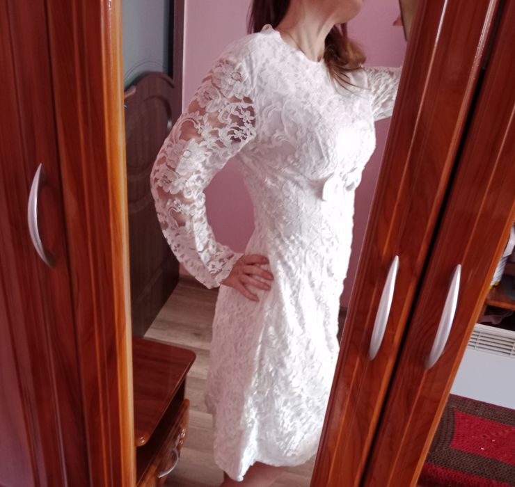 Весільна коротка сукня