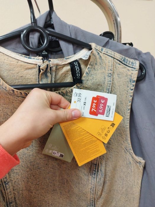 Sukienka jeansowa z efektem Vintage WashNOWA
